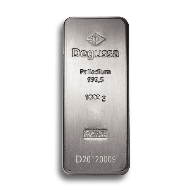 Degussa Goldhandel Palladiumbarren 1 kg