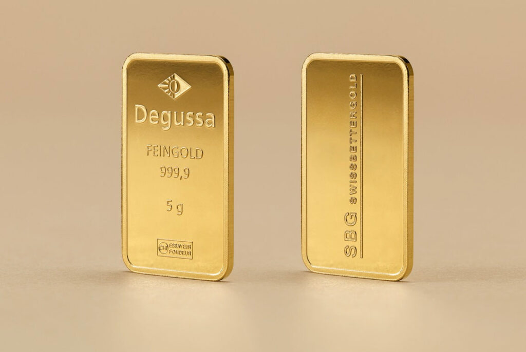 Banner Degussa Swiss Better Gold