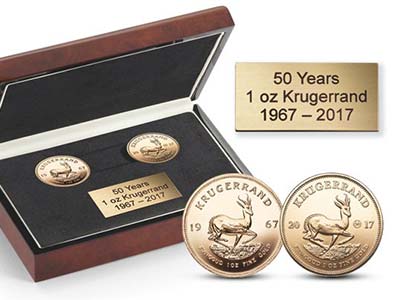Degussa 50 Jahre Krügerrand Box
