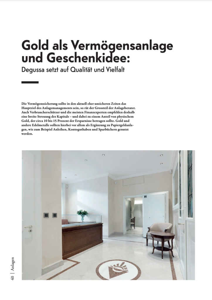 Lawstyle Gold als Vermögensanlage 09 2017