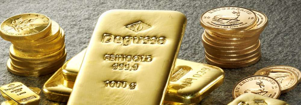 Lingots d'or et pièces d'or